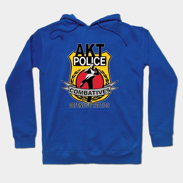 AKT Police Combatives - Gold Badge Hoodie by AKTionGear